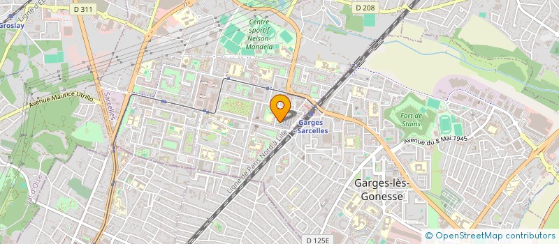 localisation de l'entreprise MONSIEUR FABIEN NTOMOSSO GANGA à SARCELLES