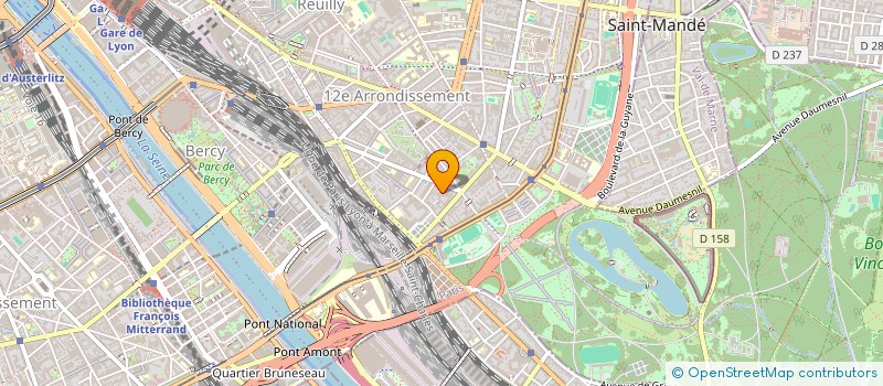 localisation de l'entreprise MONSIEUR FABIEN NUNEZ  PARIS