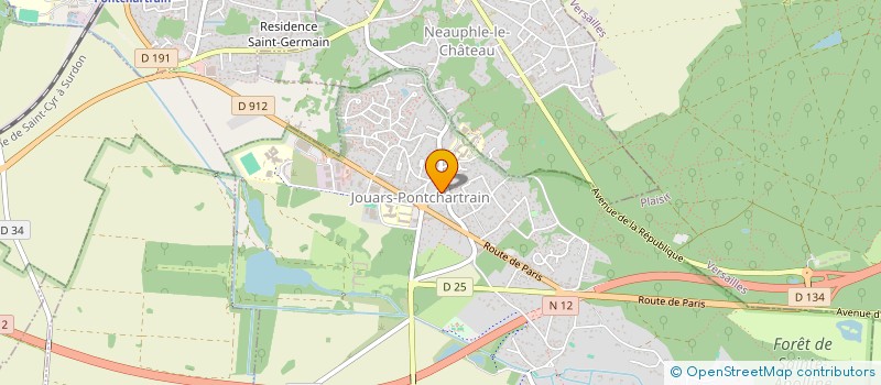 localisation de l'entreprise MONSIEUR FABIEN OLECK  JOUARS-PONTCHARTRAIN