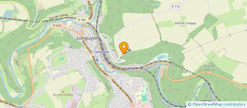 localisation de l'entreprise MONSIEUR FABIEN OSPELT  LONGUYON