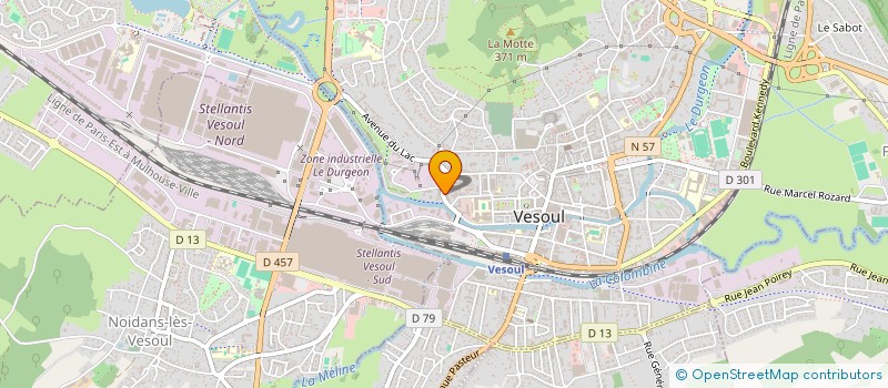 localisation de l'entreprise MONSIEUR FABIEN OUDIN  VESOUL