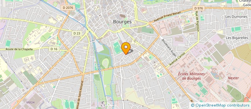 localisation de l'entreprise MONSIEUR FABIEN PACO  BOURGES