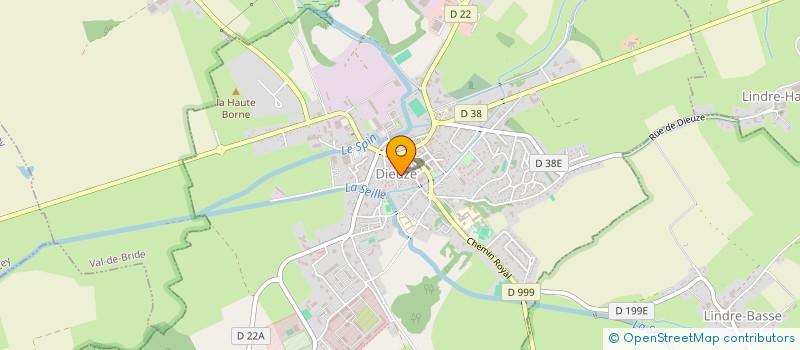 localisation de l'entreprise MONSIEUR FABIEN PAGEOT  DIEUZE