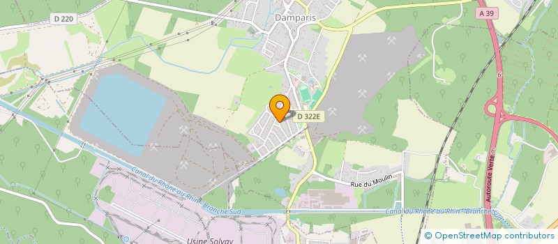 localisation de l'entreprise MONSIEUR FABIEN PALANCHON  DAMPARIS