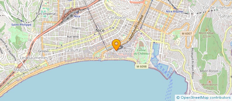 localisation de l'entreprise MONSIEUR FABIEN PALAU à NICE