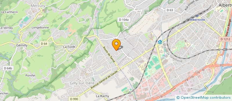 localisation de l'entreprise MONSIEUR FABIEN PALENI  GILLY-SUR-ISERE