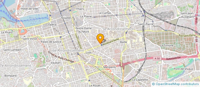 localisation de l'entreprise MONSIEUR FABIEN PANARO à MARSEILLE