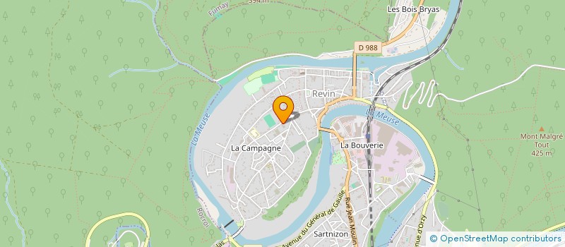 localisation de l'entreprise MONSIEUR FABIEN PAPON  REVIN