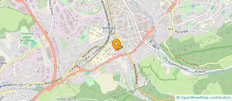 localisation de l'entreprise MONSIEUR FABIEN PAQUETTE  SAINT-ETIENNE