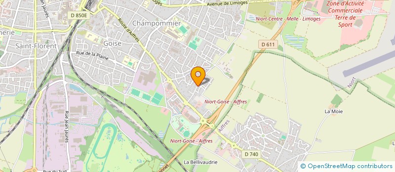 localisation de l'entreprise MONSIEUR FABIEN PARUZYNSKI à NIORT