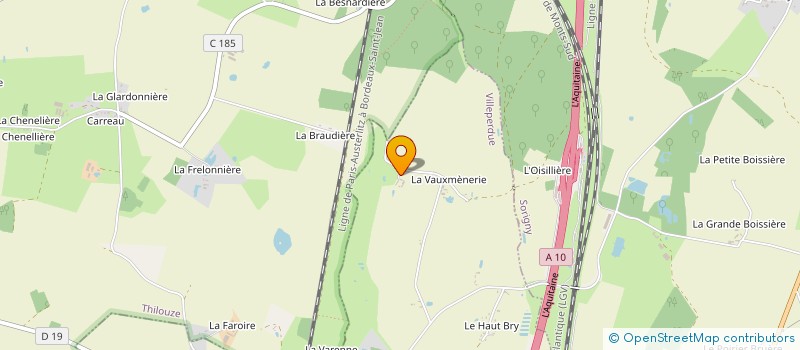 localisation de l'entreprise MONSIEUR FABIEN PASQUEREAU  VILLEPERDUE