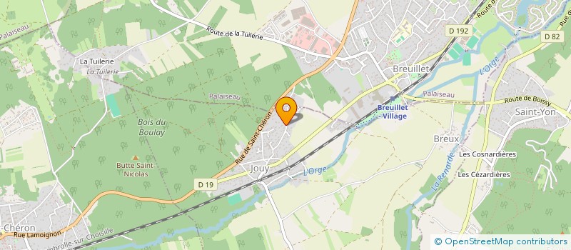 localisation de l'entreprise MONSIEUR FABIEN PASSERAT  BREUX-JOUY