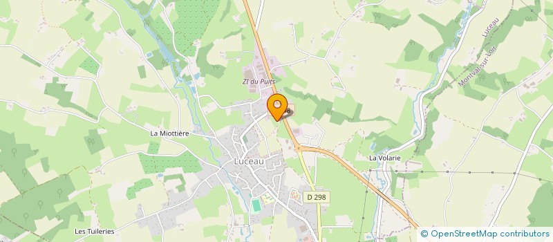 localisation de l'entreprise MONSIEUR FABIEN PASTOUREAU  MONTVAL-SUR-LOIR