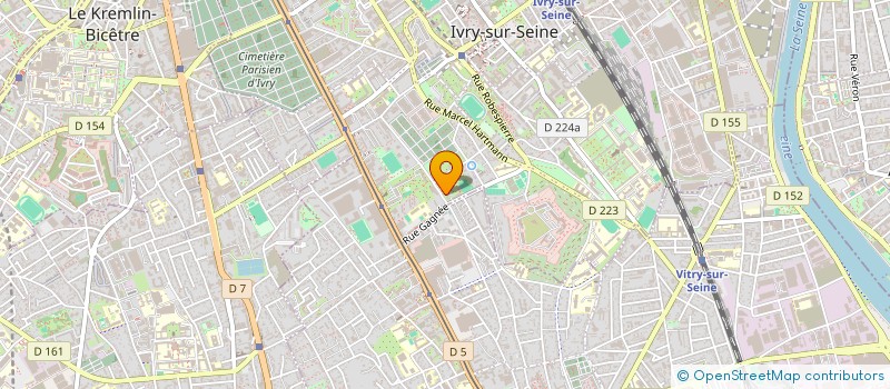 localisation de l'entreprise MONSIEUR FABIEN PATIN  IVRY-SUR-SEINE