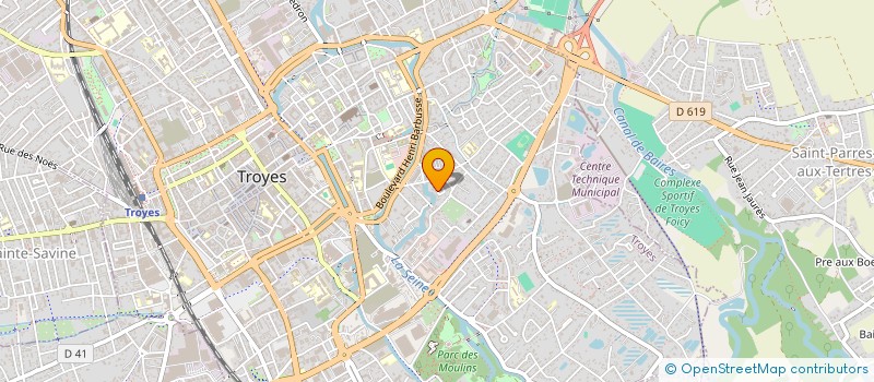 localisation de l'entreprise MONSIEUR FABIEN PATROIS  TROYES