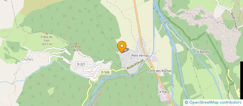 localisation de l'entreprise MONSIEUR FABIEN PAUL à LE BOURG-D'OISANS