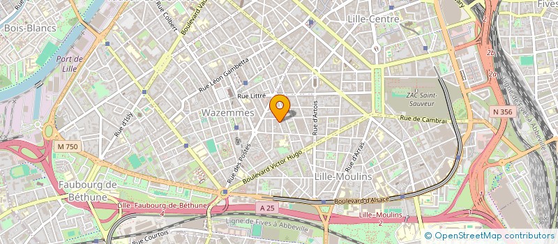 localisation de l'entreprise MONSIEUR FABIEN PAUZE  LILLE
