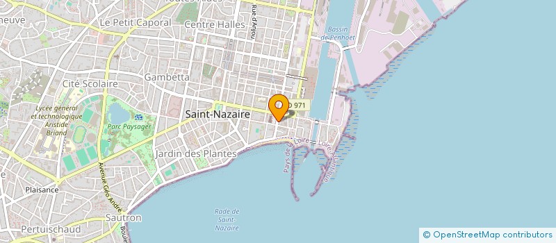 localisation de l'entreprise MONSIEUR FABIEN PAVY  SAINT-NAZAIRE