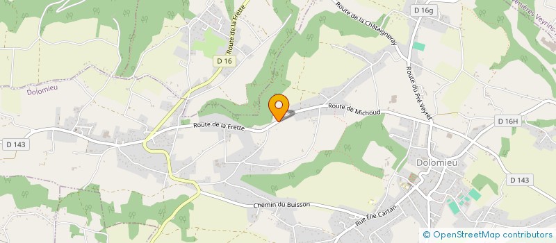 localisation de l'entreprise MONSIEUR FABIEN PAWLOWSKI  DOLOMIEU