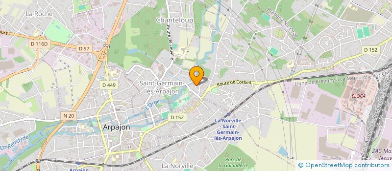 localisation de l'entreprise MONSIEUR FABIEN PEAN à SAINT-GERMAIN-LES-ARPAJON