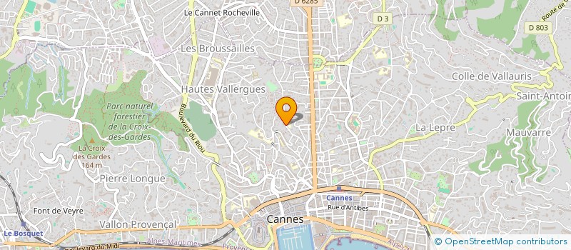 localisation de l'entreprise MONSIEUR FABIEN PEICE  CANNES