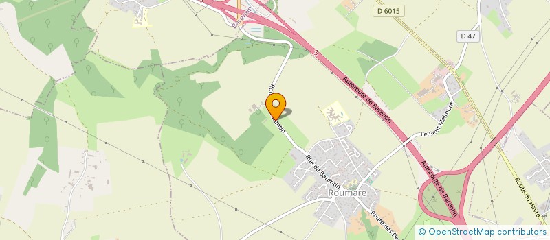 localisation de l'entreprise MONSIEUR FABIEN PELCAT  ROUMARE