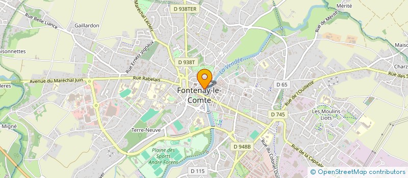 localisation de l'entreprise MONSIEUR FABIEN PELISSIER à FONTENAY-LE-COMTE