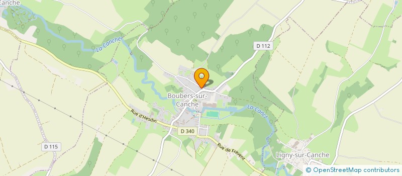 localisation de l'entreprise MONSIEUR FABIEN PELLE  BOUBERS-SUR-CANCHE