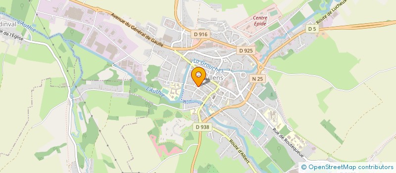 localisation de l'entreprise MONSIEUR FABIEN PELLETAN à DOULLENS