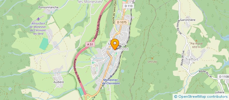 localisation de l'entreprise MONSIEUR FABIEN PELTIER  MONESTIER-DE-CLERMONT