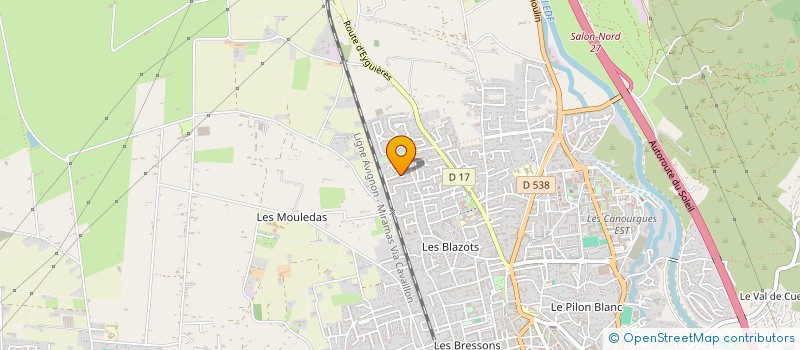 localisation de l'entreprise MONSIEUR FABIEN PERALS  SALON-DE-PROVENCE