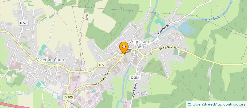 localisation de l'entreprise MONSIEUR FABIEN PERDREAU  VRIGNE AUX BOIS