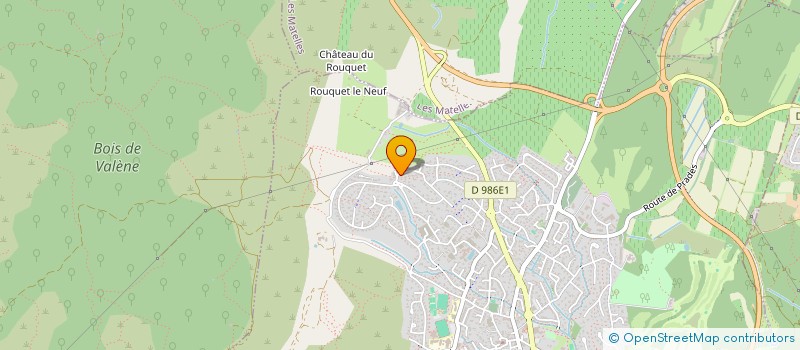 localisation de l'entreprise MONSIEUR FABIEN PEREZ  SAINT-GELY-DU-FESC