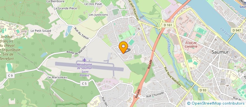 localisation de l'entreprise MONSIEUR FABIEN PERREARD  SAUMUR