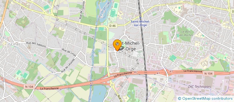 localisation de l'entreprise MONSIEUR FABIEN PERREY à SAINT-MICHEL-SUR-ORGE