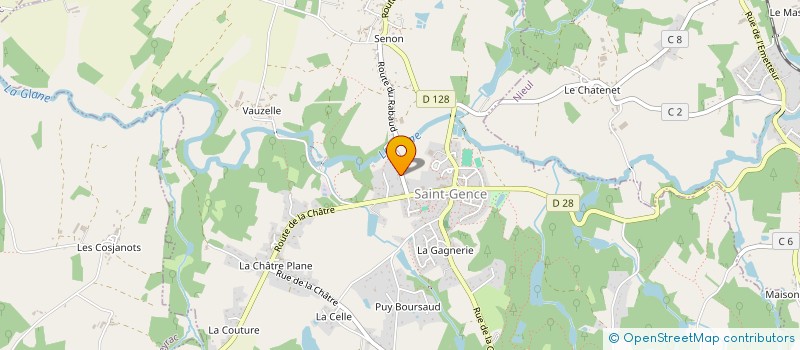 localisation de l'entreprise MONSIEUR FABIEN PERROT  SAINT-GENCE