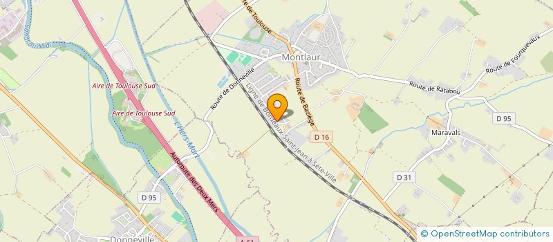 localisation de l'entreprise MONSIEUR FABIEN PERROT  MONTLAUR