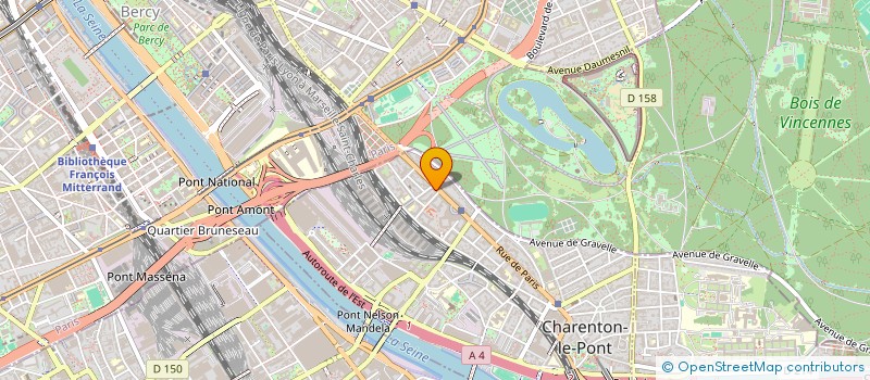 localisation de l'entreprise MONSIEUR FABIEN PERUCCA  CHARENTON-LE-PONT