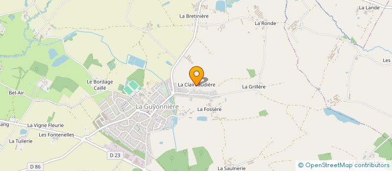 localisation de l'entreprise MONSIEUR FABIEN PETIT à MONTAIGU-VENDEE