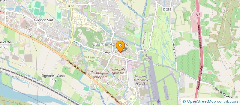localisation de l'entreprise MONSIEUR FABIEN PEYROL  AVIGNON