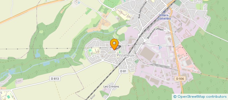 localisation de l'entreprise MONSIEUR FABIEN PHILIPPE  VILLERS-COTTERETS