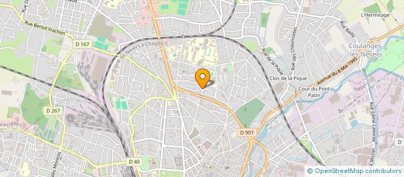 localisation de l'entreprise MONSIEUR FABIEN PICAUT à NEVERS