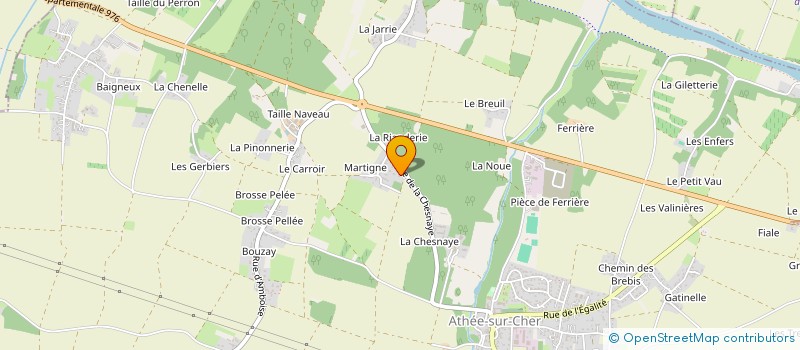 localisation de l'entreprise MONSIEUR FABIEN PICHEREAU  ATHEE-SUR-CHER