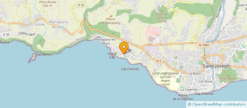 localisation de l'entreprise MONSIEUR FABIEN PIGNAULT  SAINT-JOSEPH