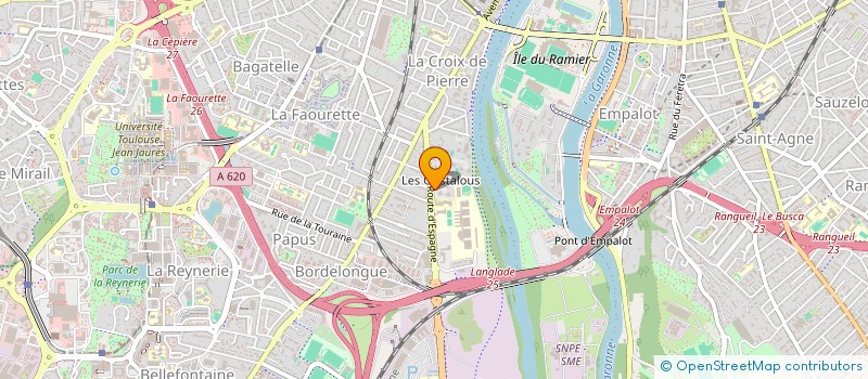 localisation de l'entreprise MONSIEUR FABIEN PILLARD  TOULOUSE