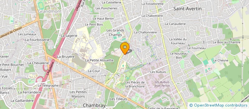 localisation de l'entreprise MONSIEUR FABIEN PILON à CHAMBRAY-LES-TOURS