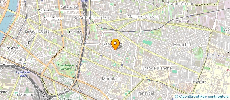 localisation de l'entreprise MONSIEUR FABIEN PINELLI à LYON