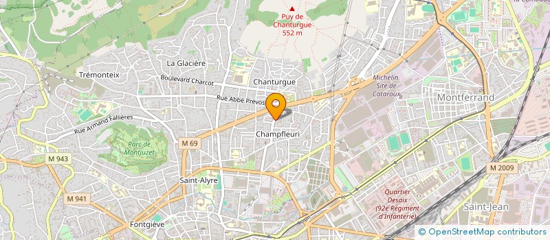 localisation de l'entreprise MONSIEUR FABIEN PINGLOT  CLERMONT-FERRAND