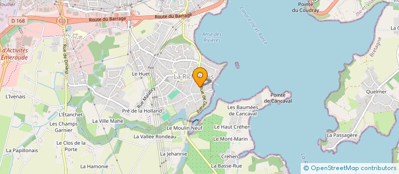 localisation de l'entreprise MONSIEUR FABIEN PINIER  LA RICHARDAIS