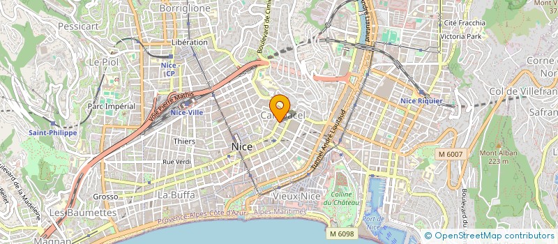 localisation de l'entreprise MONSIEUR FABIEN PINON à NICE